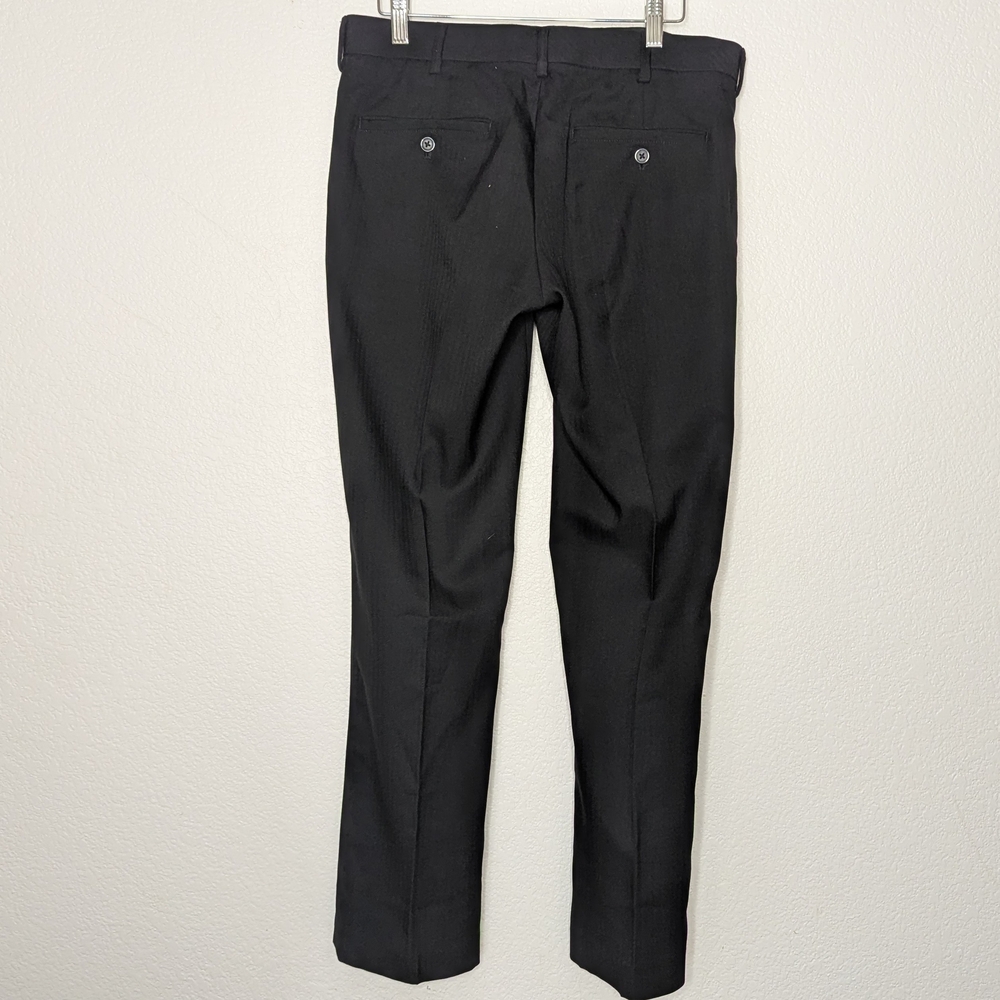 Van Heusen Black Dress Pants Men's 30x30 Slim (lot 2)‎ - Picture 3 of 14